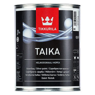 Тайка перлам. краска Серебр.НМ (0,9л) Тиккурила (Финляндия)